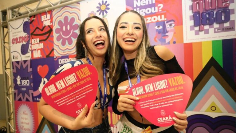 Secretaria das Mulheres do Ceará lança campanha contra importunação sexual em grandes eventos