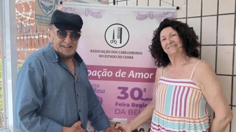 Gurgel do Amaral abraça a causa da doação de perucas para pacientes em tratamento de câncer no Ceará