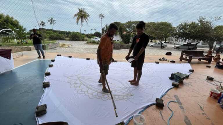 No Aquavelas, artista Almeida Luz homenageia natureza e símbolo da Capital