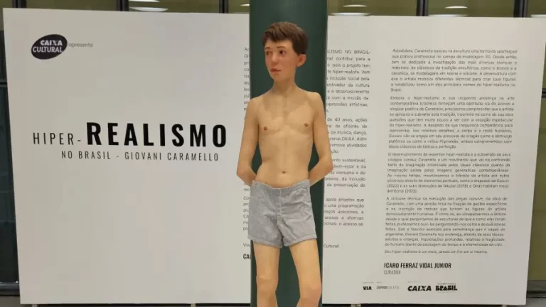 Cerâmica, resina, silicone e mais: Conheça as 10 peças de destaque na Exposição Hiper-realismo no Brasil