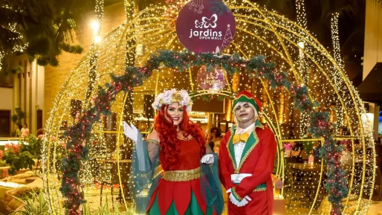 Magia de Natal: Papai Noel chega aos Jardins Open Mall com acender das luzes no dia 6 de novembro