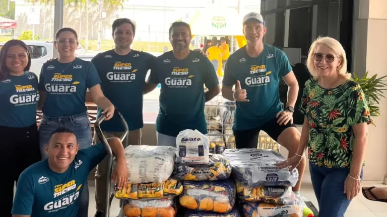 Super Treino Guará arrecada 6 toneladas de alimentos em 9 edições para instituições beneficentes