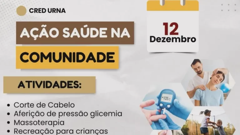 Cred Urna Realiza Ação de Saúde na Comunidade  do Bom Jardim