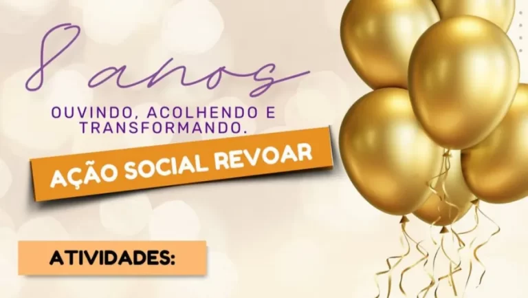 Instituto Revoar celebra 8 anos com ações de acolhimento e promoção da saúde emocional na Praça do Ferreira