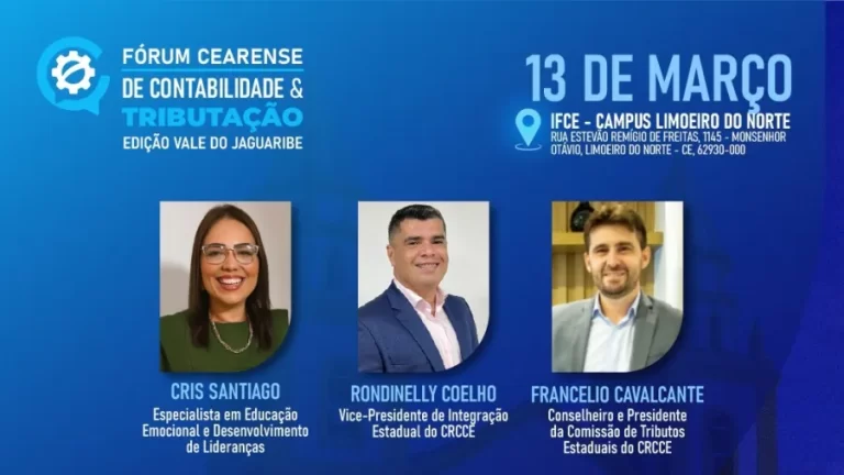 Fórum Cearense de Contabilidade e Tributação – Edição Vale do Jaguaribe