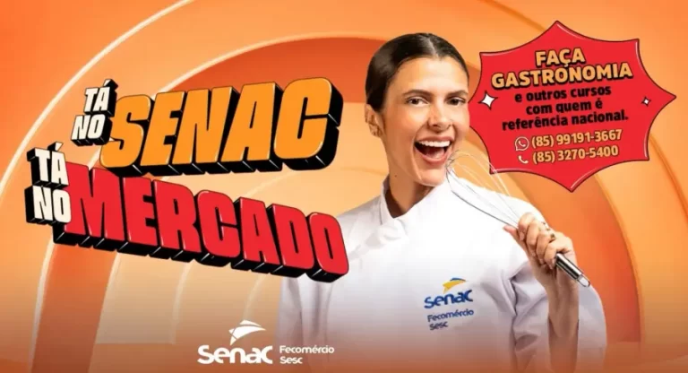 Tá no Senac, tá no mercado é a nova campanha do Senac Ceará