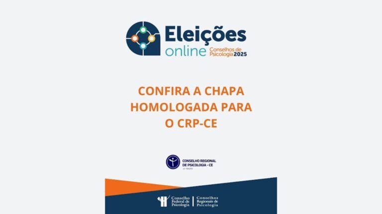 Comissão do CRP-11 homologa chapa única para eleição regional da Psicologia
