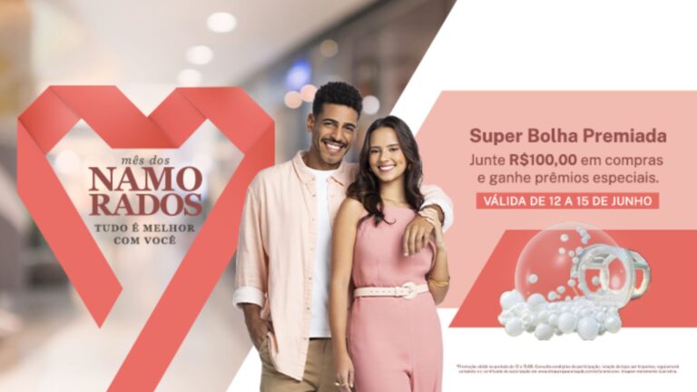 Shopping Parangaba celebra Dia dos Namorados com experiências, prêmios e cinema