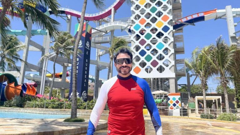 Padre Fábio de Melo visita Beach Park e grava participação em podcast AgoraPod