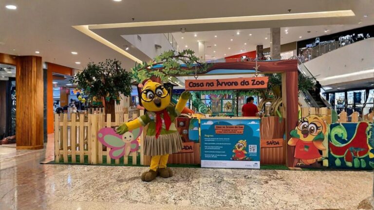 North Shopping Fortaleza celebra mês das crianças com oficinas, música e festa da Zoe