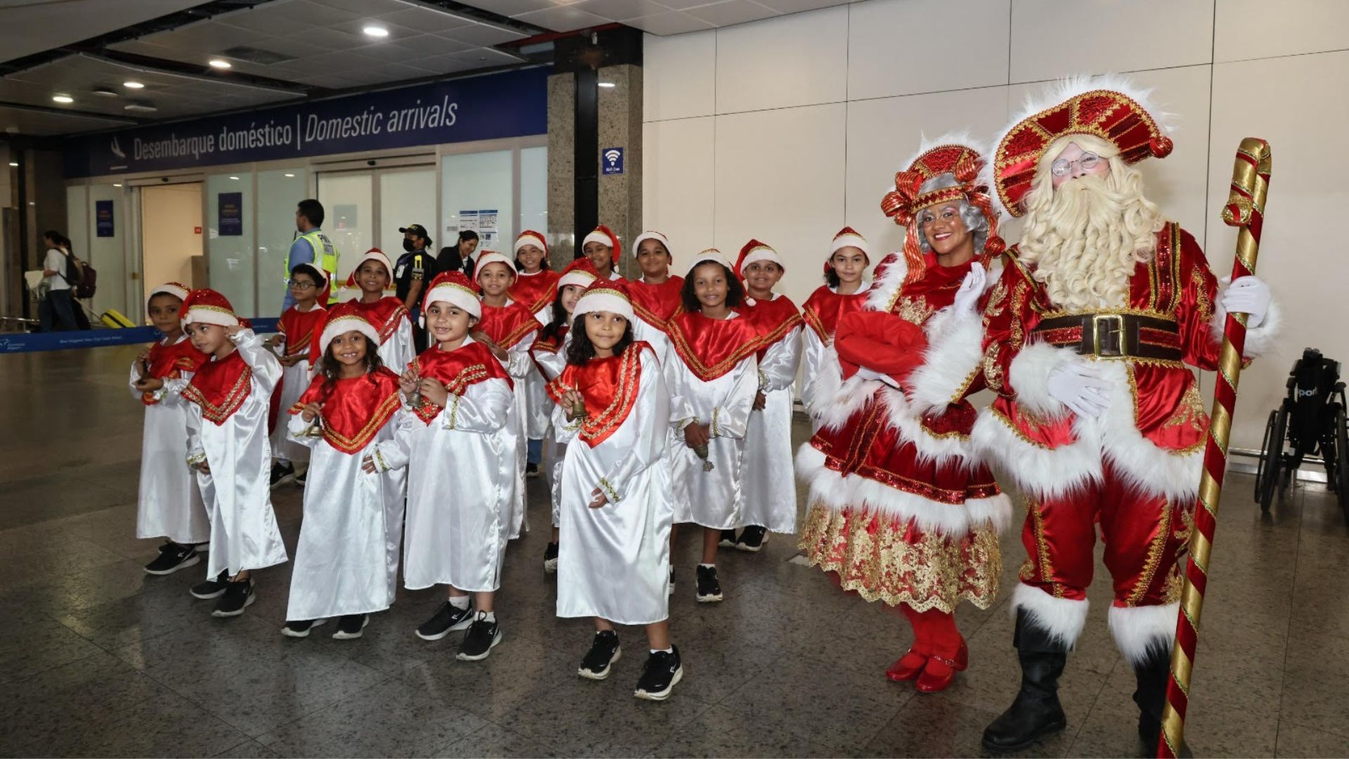 Aeroporto de Fortaleza recebe shows do Coral da Luz até 19 de dezembro