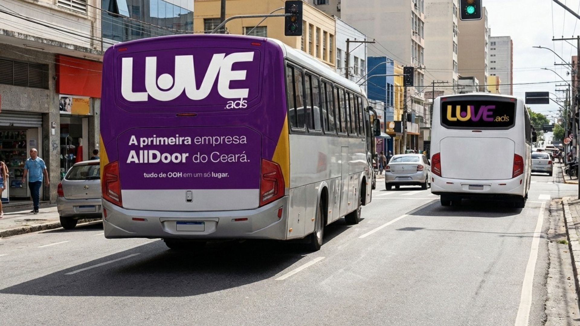 Promoção Luve.ads permite dobrar impacto de mídia ônibus na capital cearense