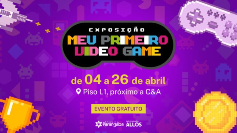 “Meu Primeiro Videogame” reúne consoles clássicos e interatividade em Fortaleza