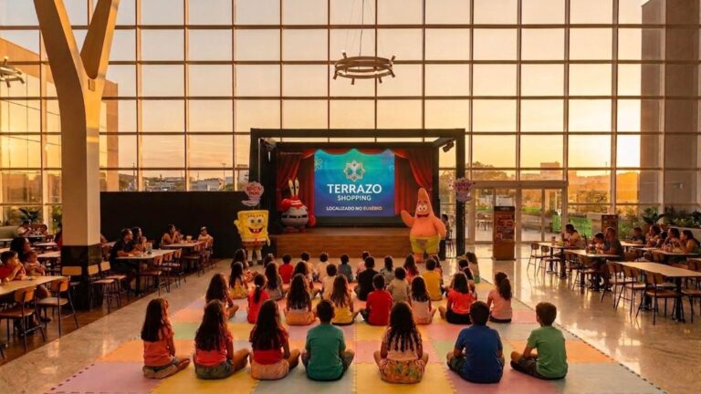 Terrazo Shopping realiza programação infantil gratuita com tema Bob Esponja