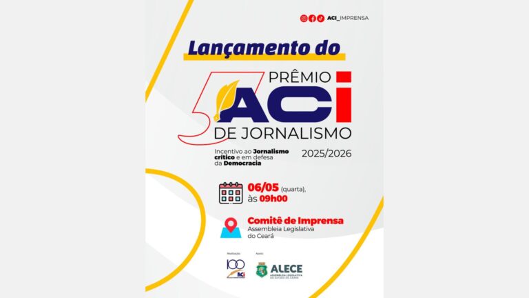ACI lança edição 2025-2026 de prêmio de jornalismo no dia 6 de maio