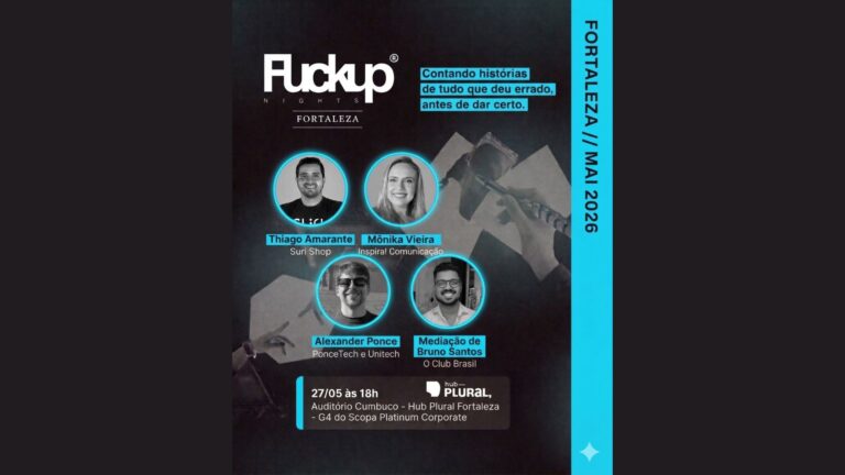 Mônika Vieira participa do FuckUp Nights Fortaleza e compartilha desafios da carreira