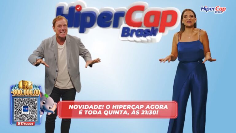 RedeTV! exibe sorteios do Hipercap Brasil às 21h30 nas noites de quinta-feira