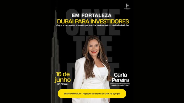 Evento em Fortaleza apresenta oportunidades de investimento imobiliário em Dubai