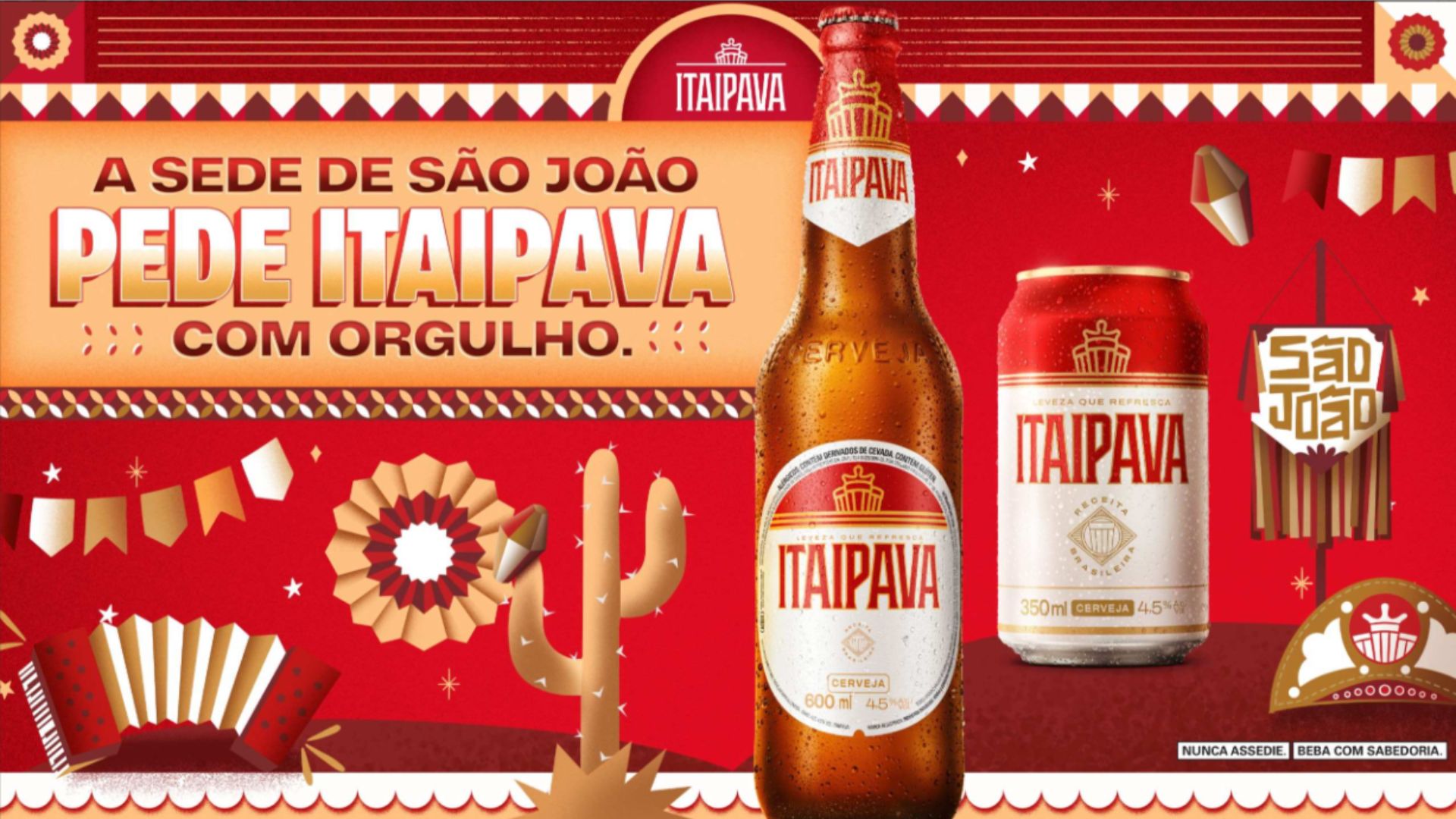 Itaipava celebra o São João e reforça sua conexão com a cultura nordestina em campanha nacional